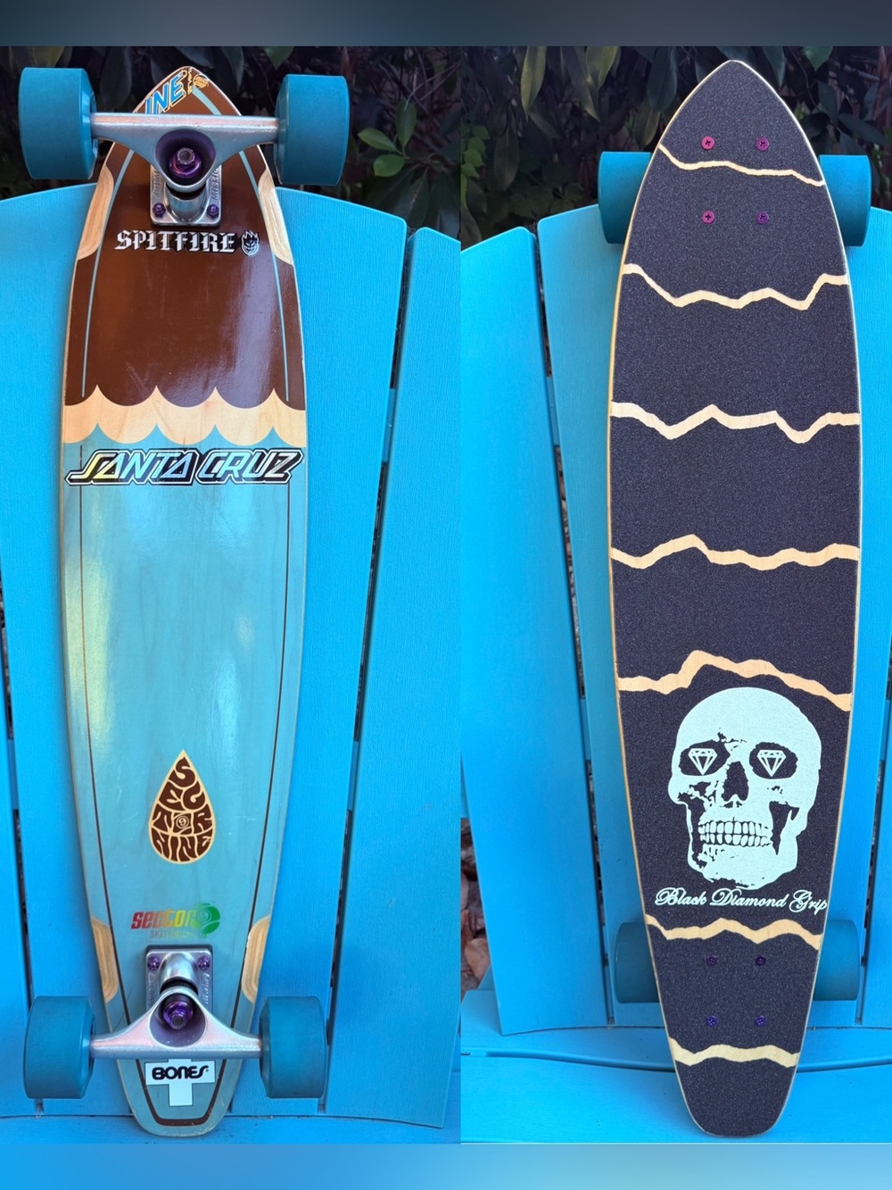Sector 9 Skateboards Custom Complete Longboard Skateboard 34.25” Muir Sk8 Wheels
